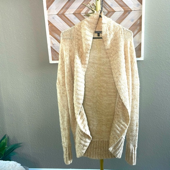Express Sweaters - Express cream colored thick cable knit sweater size small